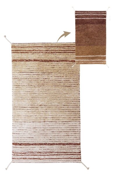 Ciglasti pamučan tepih 80x140 cm Twin Toffee – Lorena Canals