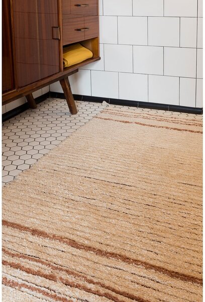 Ciglasti pamučan tepih 80x140 cm Twin Toffee – Lorena Canals