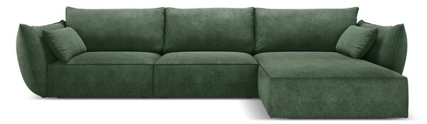 Tamno zelena kutna garnitura (desni kut) Vanda - Mazzini Sofas
