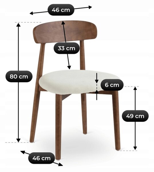 Blagovaonska stolica Akino (bež)