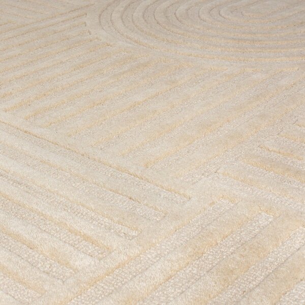 Bež vunena staza 60x230 cm Zen Garden - Flair Rugs