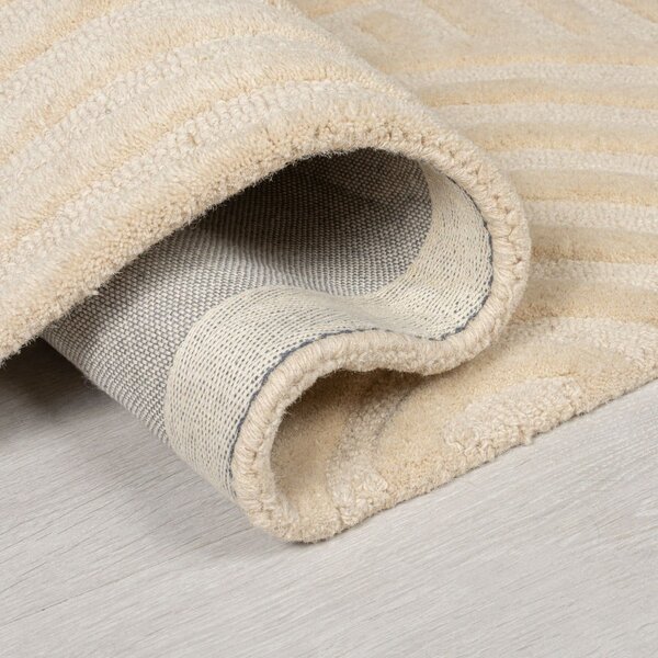 Bež vunena staza 60x230 cm Zen Garden - Flair Rugs