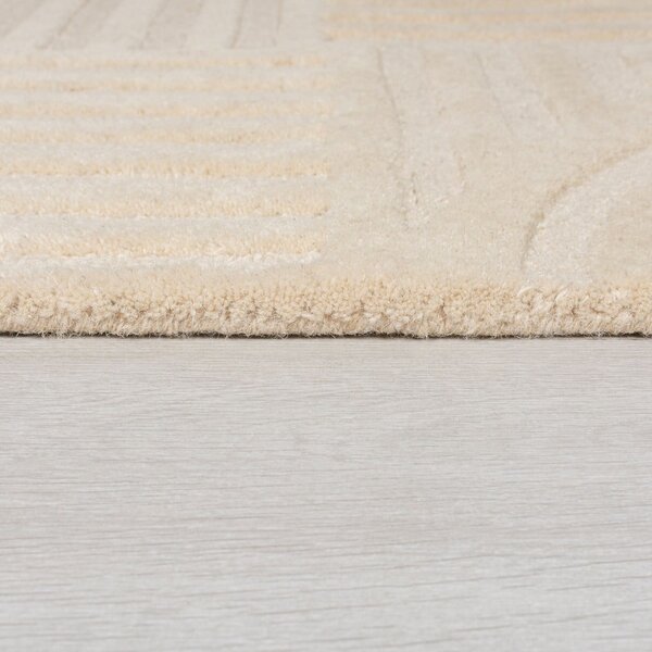 Bež vunena staza 60x230 cm Zen Garden - Flair Rugs
