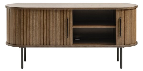 Smeđi TV stol u dekoru hrasta 120x56 cm Nola - Unique Furniture