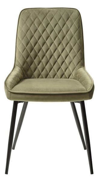 Blagovaonski stolac od zelenog baršuna Milton - Unique Furniture