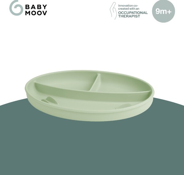 Babymoov tanjur Divided s pretincima - Green