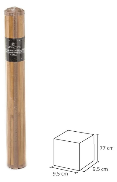 Tepih od bambusa staza u prirodnoj boji 75x175 cm – Casa Selección