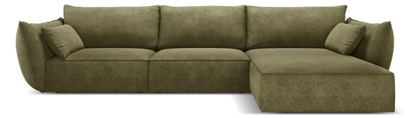 Zelena kutna garnitura (desni kut) Vanda - Mazzini Sofas