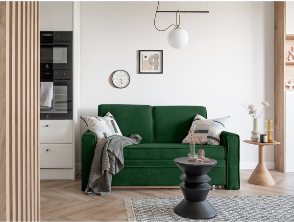 Tamno zelena sofa na razvlačenje 168 cm Lucky Lucy - Miuform