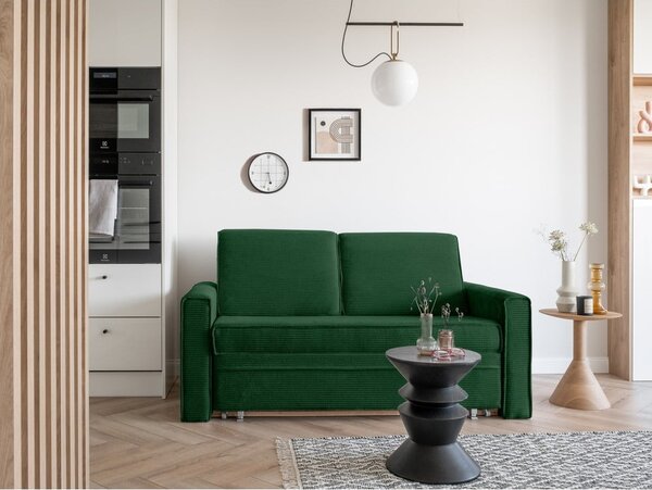 Tamno zelena sofa na razvlačenje 168 cm Lucky Lucy - Miuform