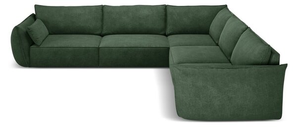 Tamno zelena kutna garnitura (varijabilna) Vanda - Mazzini Sofas