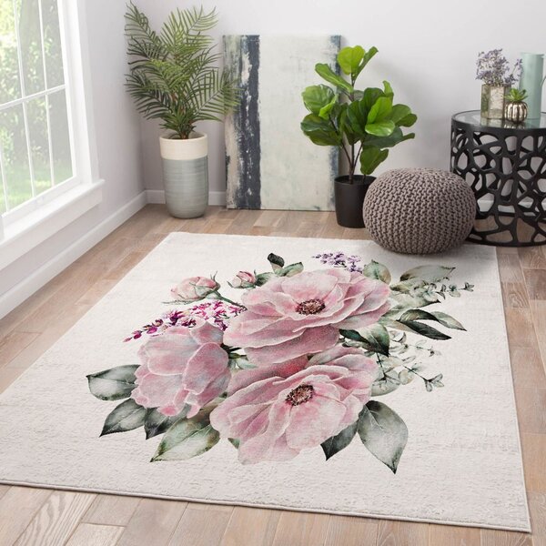 Rozo-krem perivi tepih 80x140 cm New Carpets - Oyo home