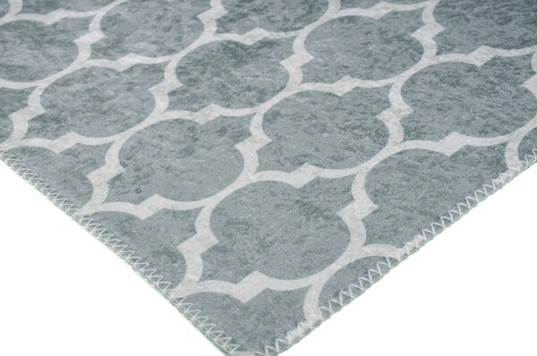Svijetlo sivo-krem perivi tepih 180x120 cm - Vitaus