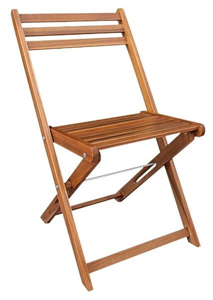 Sunfun Diana Vrtna stolica (Akacija, Preklopno, Prirodno smeđe boje, Š x D x V: 44,5 x 53 x 80 cm)