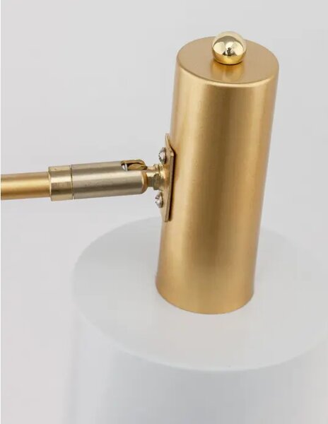 PAZ STOLNA LAMPA E27 /IP20/ZLATNA & BIJELA NL9426651