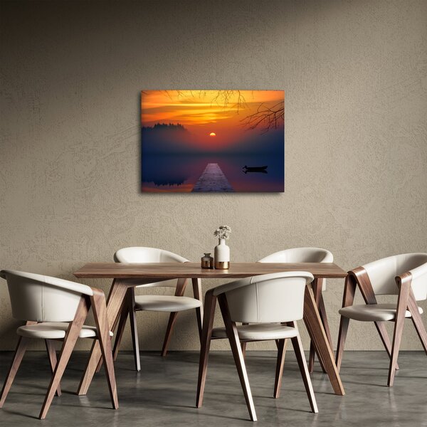 Slika mosta sa zalaskom sunca (70x50 cm)
