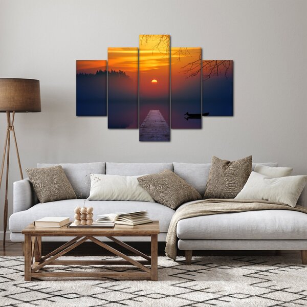 Slika mosta sa zalaskom sunca (150x105 cm)