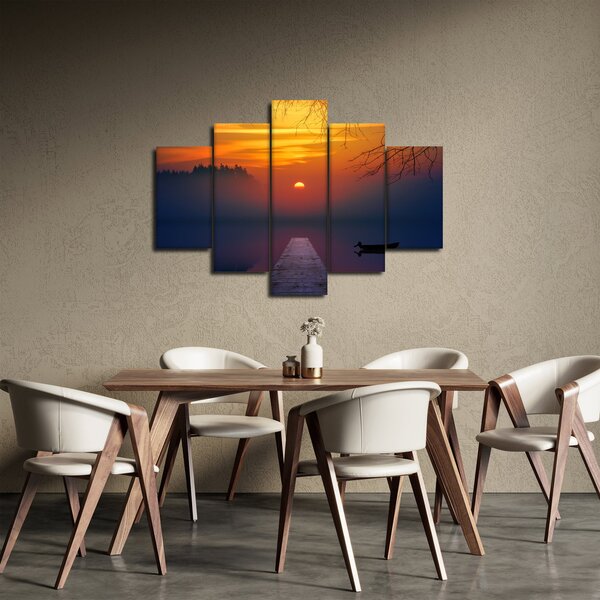 Slika mosta sa zalaskom sunca (150x105 cm)