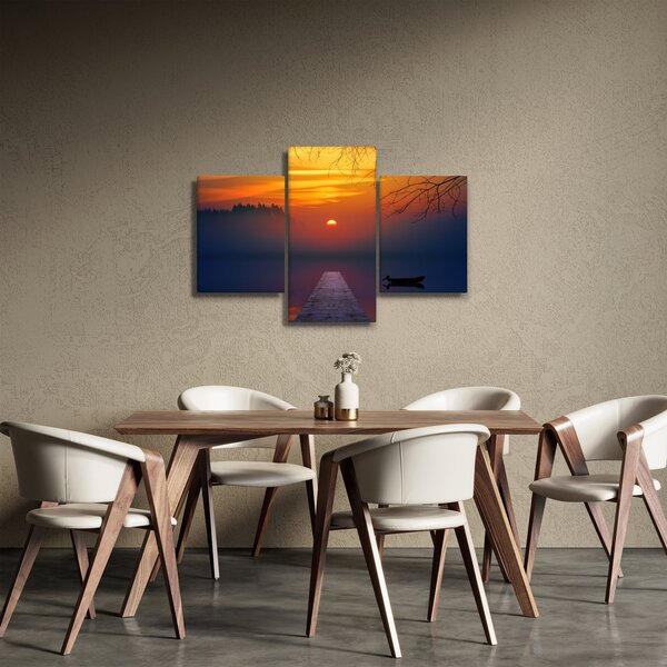 Slika mosta sa zalaskom sunca (90x60 cm)