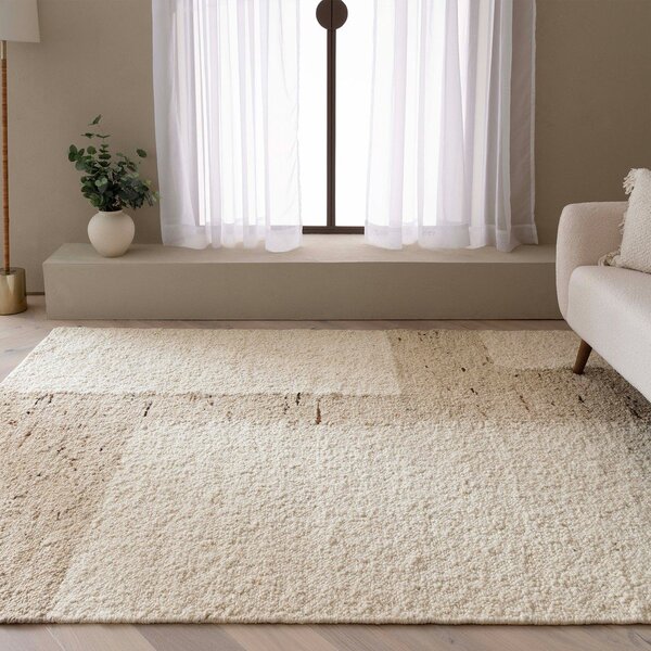 Bež obostrani/ručno rađen vunen tepih 120x170 cm Napa Tumbla – Asiatic Carpets