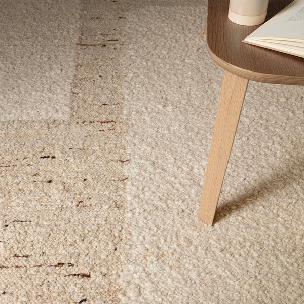 Bež obostrani/ručno rađen vunen tepih 120x170 cm Napa Tumbla – Asiatic Carpets