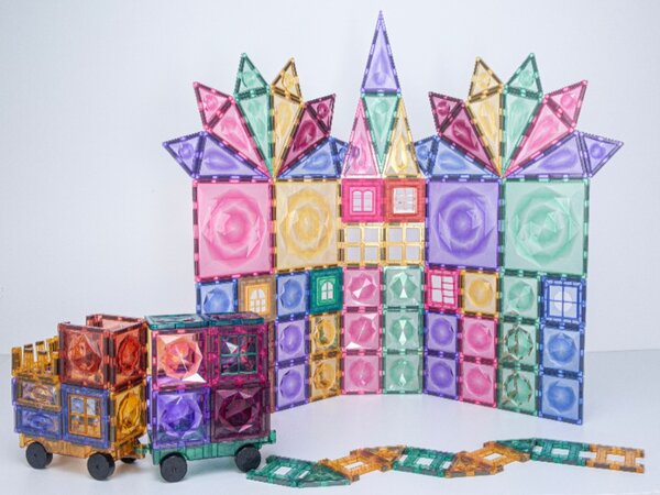 EliFix set magnetnih pločica za djecu Pastel - 108 dijelova