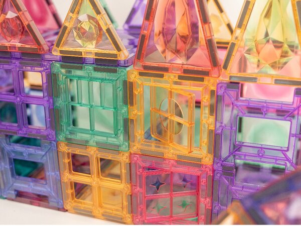 EliFix set magnetnih pločica za djecu Pastel - 108 dijelova