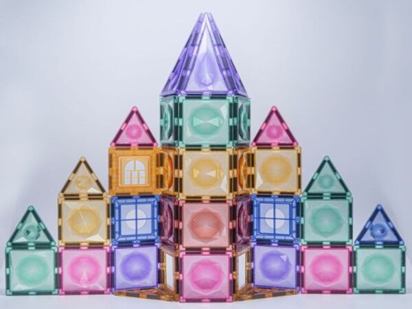 EliFix set magnetnih pločica za djecu Pastel - 108 dijelova