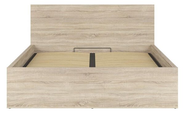 Zondo.hr Bračni krevet 160 cm Tetrix 11 (hrast sonoma) (s podnicom) (s prostorom za odlaganje). 1098492