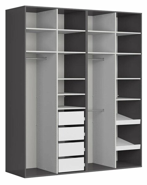 Zondo.hr Ormar za garderobu Flex 121 (grafit) . 1098232