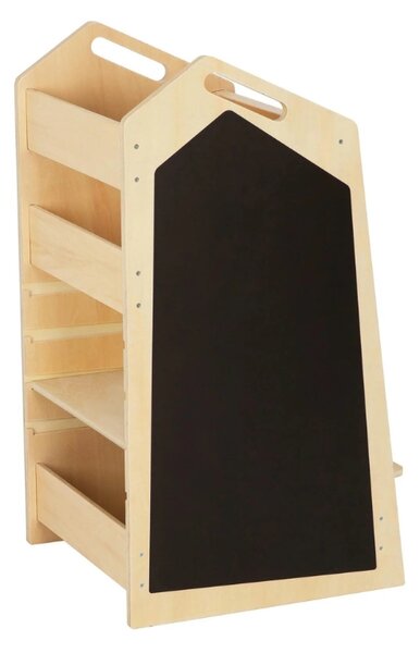 Rastući Montessori toranj za učenje 5u1 Play 89cm - plavi