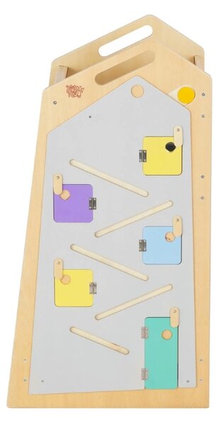 Rastući Montessori toranj za učenje 5u1 Play 89cm - plavi