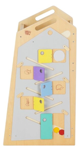 Rastući Montessori toranj za učenje 5u1 Play 89cm - plavi