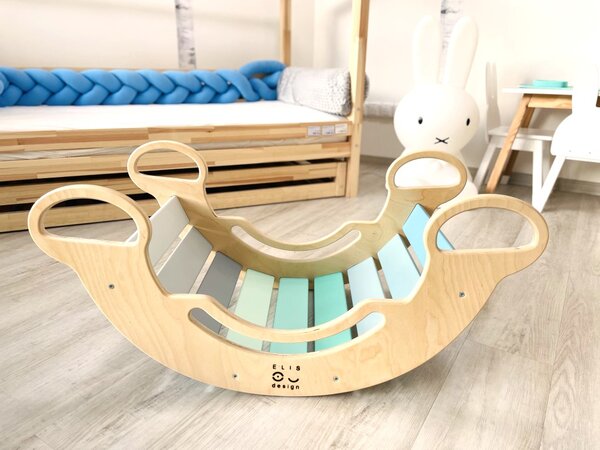 Montessori ljuljačka 6in1 smile blue