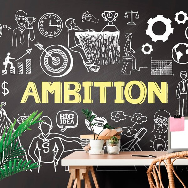 Tapeta motivacijska ploča - Ambition