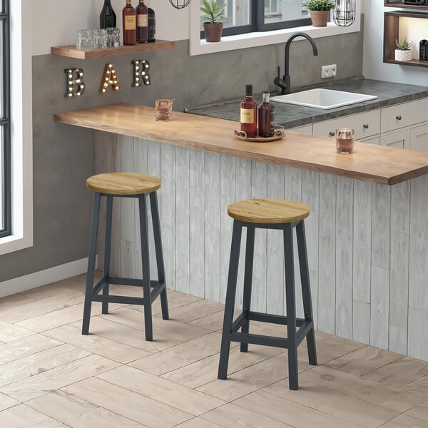 Barska stolica TAYLOR ARTISAN s crnim nogama