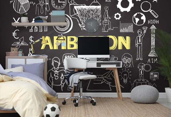 Tapeta motivacijska ploča - Ambition