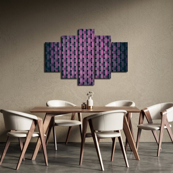 Slika ljubičaste teksture (150x105 cm)