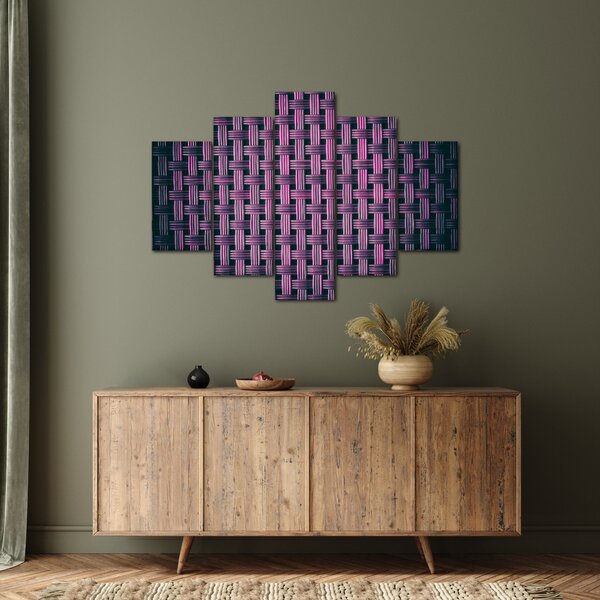 Slika ljubičaste teksture (150x105 cm)