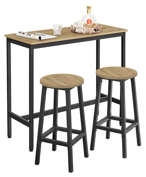 Set za blagovaonicu 1+2, barski stol 100x40 cm i barske stolice TAYLOR ARTISAN