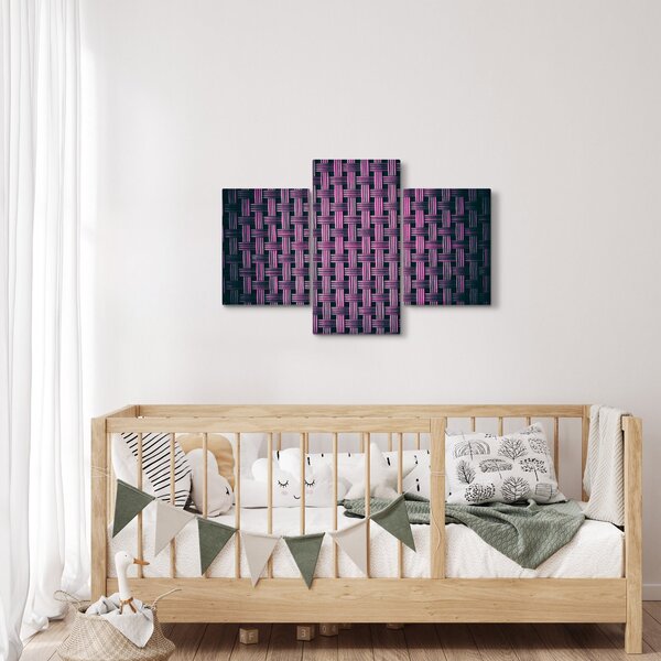 Slika ljubičaste teksture (90x60 cm)