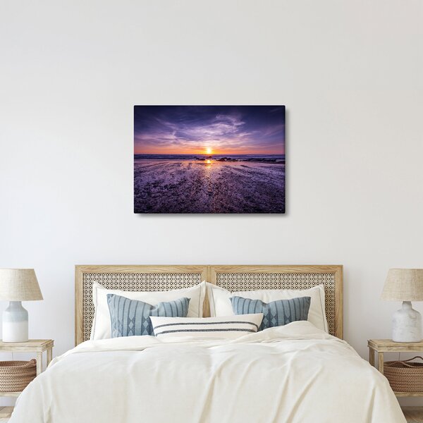 Slika plaže - zalazak sunca (70x50 cm)