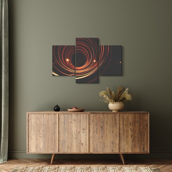 Slika apstraktnih linija (90x60 cm)