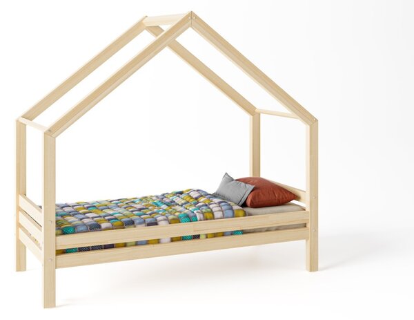 Krevet kućica dominant s opcionalnom ogradicom premium dimenzija ležaja: 70 x 140 cm, ladica, nožice: bez nožica, Ogradice: Nijedna