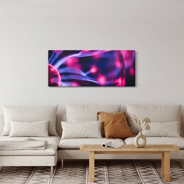 Apstraktna ljubičasta slika (120x50 cm)