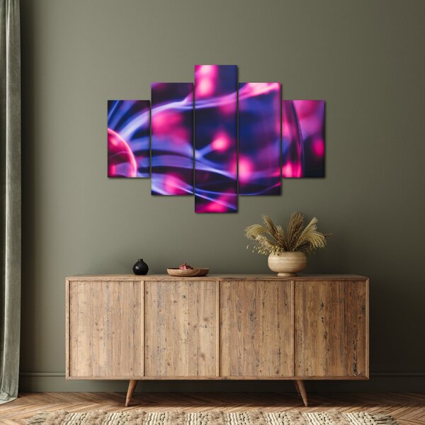 Apstraktna ljubičasta slika (150x105 cm)
