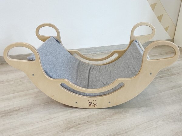 Navlaka za Montessori ljuljačku 100 cm max s elastanom Boja proizvoda: siva