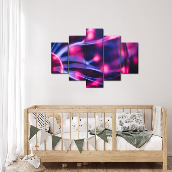 Apstraktna ljubičasta slika (150x105 cm)
