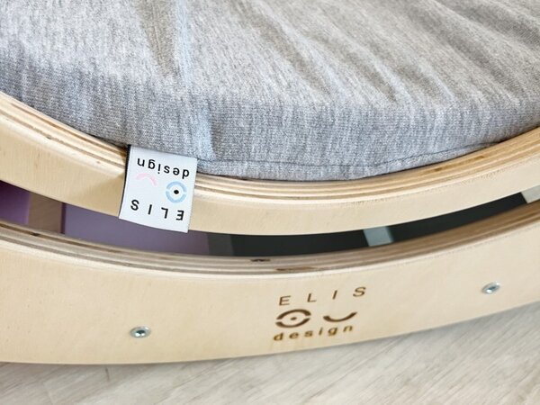 Navlaka za Montessori ljuljačku 100 cm max s elastanom Boja proizvoda: siva