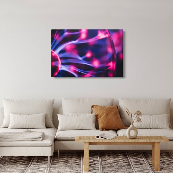 Apstraktna ljubičasta slika (90x60 cm)